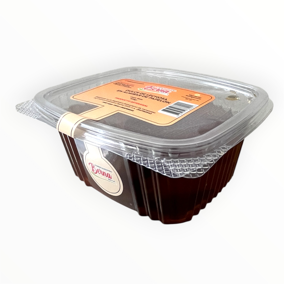 *Dulce de Lechosa en Almíbar de Papelón en Bandeja de 500g