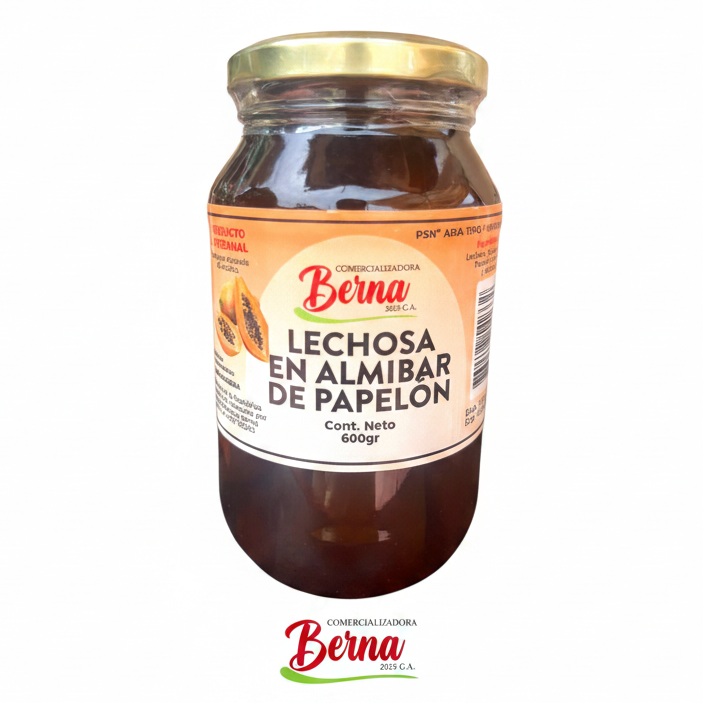 Dulce de Lechosa en Almíbar de Papelon 600g